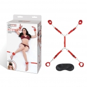 Красная фиксация на матрас Classic Bedspreader - Lux Fetish - купить с доставкой в Астрахани