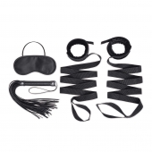 Эротический набор 4PC Bondage Bed Strap   Flogger Kit - Lux Fetish - купить с доставкой в Астрахани