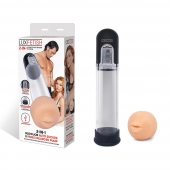 Автоматическая вакуумная помпа-мастурбатор Blowjob Auto Sucker Penis Enlarger Pump - Lux Fetish - в Астрахани купить с доставкой
