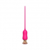 Розовый тонкий стимулятор Nipple Vibrator - 23 см. - I-MOON - купить с доставкой в Астрахани