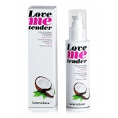Съедобное согревающее массажное масло Love Me Tender Cocos с ароматом кокоса - 100 мл. - Love to Love - купить с доставкой в Астрахани
