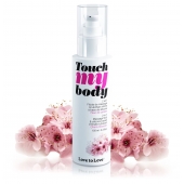 Силиконовый лубрикант 2-в-1 Touch My Body с ароматом вишнёвого цвета - 100 мл. - Love to Love - купить с доставкой в Астрахани