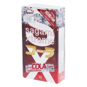 Ароматизированные презервативы Sagami Xtreme COLA - 10 шт. - Sagami - купить с доставкой в Астрахани
