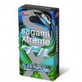 Презервативы Sagami Xtreme Mint с ароматом мяты - 10 шт. - Sagami - купить с доставкой в Астрахани