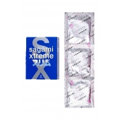 Розовые презервативы Sagami Xtreme FEEL FIT 3D - 3 шт. - Sagami - купить с доставкой в Астрахани