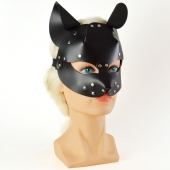 Черная кржаная маска Pussy - Sitabella - купить с доставкой в Астрахани