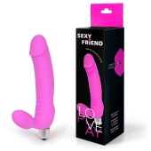 Розовый безремневой страпон Sexy Friend - 1137 - купить с доставкой в Астрахани