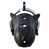 Черный замок верности Extreme Silicone Cock Blocker - Pipedream - купить с доставкой в Астрахани