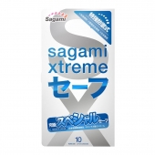 Презервативы Sagami Xtreme Ultrasafe с двойным количеством смазки - 10 шт. - Sagami - купить с доставкой в Астрахани