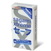 Презервативы Sagami Xtreme Ultrasafe с двойным количеством смазки - 10 шт. - Sagami - купить с доставкой в Астрахани
