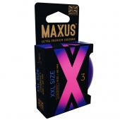 Презервативы Maxus XXL увеличенного размера - 3 шт. - Maxus - купить с доставкой в Астрахани