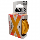Презервативы анатомической формы Maxus Sensual - 3 шт. - Maxus - купить с доставкой в Астрахани