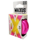 Ароматизированные презервативы Maxus Exotic Mix - 3 шт. - Maxus - купить с доставкой в Астрахани