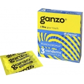 Классические презервативы с обильной смазкой Ganzo Classic - 3 шт. - Ganzo - купить с доставкой в Астрахани
