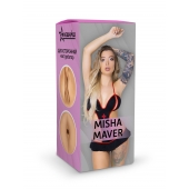 Двусторонний мастурбатор Misha Maver - 22 см. - ФлешНаш - в Астрахани купить с доставкой