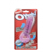 Фиолетовое эрекционное кольцо с вибрацией и пальчиком OYEAH PURPLE - Screaming O - в Астрахани купить с доставкой