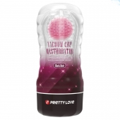 Прозрачный текстурированный мастурбатор Vacuum Cup Masturbator Black Hole - Baile - в Астрахани купить с доставкой