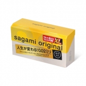 Презервативы увеличенного размера Sagami Original 0.02 XL-size - 12 шт. - Sagami - купить с доставкой в Астрахани