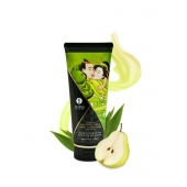 Массажный крем для тела с ароматом груши и зелёного чая Pear   Exotic Green Tea - 200 мл. - Shunga - купить с доставкой в Астрахани