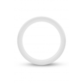 Белое люминесцентное эрекционное кольцо Silicone Glo Cock Ring - Blush Novelties - в Астрахани купить с доставкой