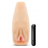 Мастурбатор-вагина с вибрацией Soft   Wet Natasha Realistic Beige Masturbator - Blush Novelties - в Астрахани купить с доставкой