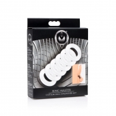 Комплект из 6 прозрачных эрекционных колец Ring Master Custom Ball Stretcher Kit - XR Brands - в Астрахани купить с доставкой