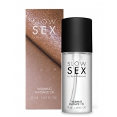 Съедобное cогревающее массажное масло Slow Sex - 50 мл. - Bijoux Indiscrets - купить с доставкой в Астрахани