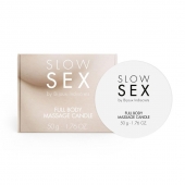 Массажная свеча для всего тела Slow Sex - 50 гр. - Bijoux Indiscrets - купить с доставкой в Астрахани