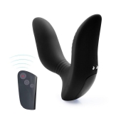 Черный вибромассажер простаты 3,5’’ Remote Control Curve P-spot Massager - 12 см. - Erokay - в Астрахани купить с доставкой
