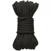 Черная верёвка для связывания и фиксации Bind Tie - 9,14 м. - Doc Johnson - купить с доставкой в Астрахани