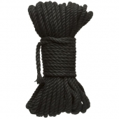 Черная верёвка для связывания и фиксации Bind Tie - 15,24 м. - Doc Johnson - купить с доставкой в Астрахани
