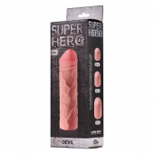 Фаллоудлинитель SUPER HERO Dewil - 17,5 см. - Lola Games - в Астрахани купить с доставкой
