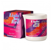 Массажная свеча Light My Fire Coconut с ароматом кокоса - 65 гр. - Love to Love - купить с доставкой в Астрахани