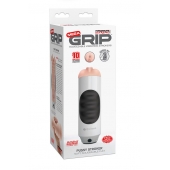 Мастурбатор-вагина Extreme Toyz Mega Grip Vibrating Stroker Mouth - Pipedream - в Астрахани купить с доставкой