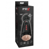 Мастурбатор-вагина с вибрацией Dirty Talk Starter Stroker - Pipedream - в Астрахани купить с доставкой