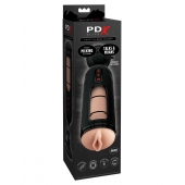 Мастурбатор-вагина с вибрацией Vibrating Mega Milker - Pipedream - в Астрахани купить с доставкой