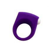 Фиолетовое эрекционное кольцо Puggle Vibrating Ring with Bullet - Adrien Lastic - в Астрахани купить с доставкой