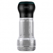 Набор PowerBlow   Feel Pocket Stroker Crystal: мастурбатор и интерактивная насадка - Kiiroo - в Астрахани купить с доставкой