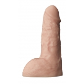 Телесный фаллоудлинитель с мошонкой Cock Next - 19 см. - LOVETOY (А-Полимер) - в Астрахани купить с доставкой