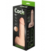 Телесный фаллоудлинитель с мошонкой Cock Next - 17 см. - LOVETOY (А-Полимер) - в Астрахани купить с доставкой