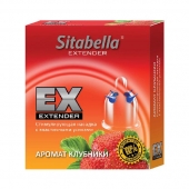 Стимулирующая насадка Sitabella Extender  Клубника - Sitabella - купить с доставкой в Астрахани