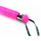 Нежная плеть с розовым мехом BDSM Light - 43 см. - БДСМ Арсенал - купить с доставкой в Астрахани