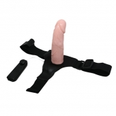 Реалистичный страпон-фаллоимитатор на трусиках Ultra Passionate Harness - 15 см. - Baile - купить с доставкой в Астрахани