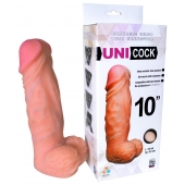 Фаллическая насадка Харнесс UNICOCK 10  - 25 см. - LOVETOY (А-Полимер) - купить с доставкой в Астрахани