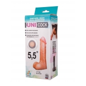 Фаллическая насадка Харнесс UNICOCK 5,5  - 17 см. - LOVETOY (А-Полимер) - купить с доставкой в Астрахани