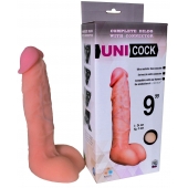 Фаллическая насадка Харнесс UNICOCK 9  - 24 см. - LOVETOY (А-Полимер) - купить с доставкой в Астрахани