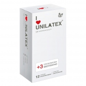 Ультратонкие презервативы Unilatex Ultra Thin - 12 шт. + 3 шт. в подарок - Unilatex - купить с доставкой в Астрахани