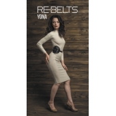 Пояс с клёпками Yona Black - Rebelts - купить с доставкой в Астрахани