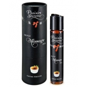 Массажное масло с ароматом крем брюле Huile de Massage Gourmande Creme Brulée - 59 мл. - Plaisir Secret - купить с доставкой в Астрахани