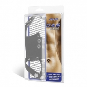 Кольцо на член и мошонку Cock Ring With 2  Ball Stretcher And Optional Weight Ring - BlueLine - в Астрахани купить с доставкой